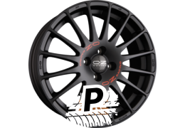 OZ SUPERTURISMO GT Matt Black + Red Lettering 7.00 x 17 ET 40 4x100 OZ SUPERTURISMO GT Matt Black + Red Lettering 7.00 x 17 ET 40 4x100