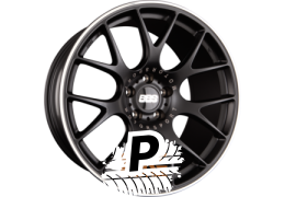 BBS CH-R Schwarz Matt mit Edelstahl Anfahrschutz 8.50 x 20 ET 38 5x114.3