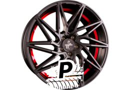 KESKIN KT20 FUTURE Black Painted Red Inside (BPRI) 8.50 x 20 ET 35 5x120