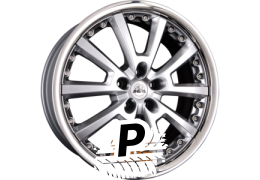 ANTERA 363 Bright-Silver mit austauschbarem Edelstahlring 8.50 x 18 ET 40 5x112 ANTERA 363 Bright-Silver mit austauschbarem Edelstahlring 8.50 x 18 ET 40 5x112