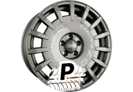 OZ RALLY RACING Dark Graphite + Silver Lettering 8.00 x 18 ET 45 5x112