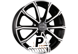 MAK DAVINCI Black Mirror Face 6.00 x 16 ET 35 5x100