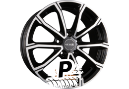 MAK DAVINCI Black Mirror Face 7.00 x 17 ET 50 5x114.3 MAK DAVINCI Black Mirror Face 7.00 x 17 ET 50 5x114.3