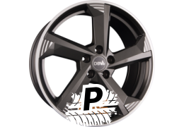 DBV TORINO III Anthrazit Glänzend Front Poliert 8.00 x 18 ET 45 5x108