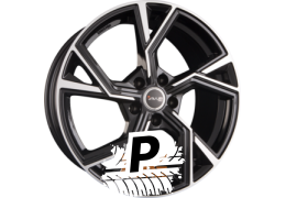 AVUS Racing AF20 Black Polished 8.50 x 19 ET 48.00 5x112