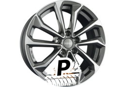 DEZENT KS DARK - Gunmetal Polished 6.50 x 16 ET 40.00 5x114.3