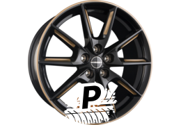 BORBET LX18 Black Glossy Gold Spoke Rim 8.00 x 18 ET 48.00 5x112