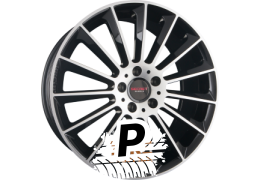 SECRET WHEELS SW1 Black Polished 8.00 x 19 ET 45.00 5x112