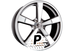 DIEWE WHEELS TRINA II platininox - platin matt mit edelstahlinlays 7.00 x 17 ET 38.00 5x105