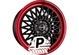 BORBET B Black Rim Red 7.00 x 17 ET 38 4x100