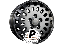 MAK OVERLAND Matt Black 6.50 x 16 ET 45.00 5x114.3 MAK OVERLAND Matt Black 6.50 x 16 ET 45.00 5x114.3