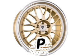 MB-DESIGN LV1 Gold Poliert GO4 8.50 x 20 ET 40.00 5x115