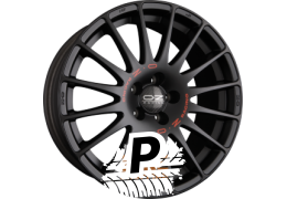 OZ SUPERTURISMO GT Matt Black + Red Lettering 7.50 x 17 ET 35 5x112