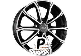 MAK DAVINCI Black Mirror Face 7.00 x 17 ET 47 5x108 MAK DAVINCI Black Mirror Face 7.00 x 17 ET 47 5x108