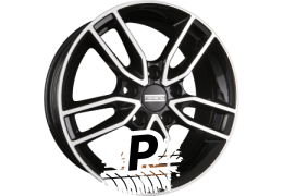 FONDMETAL KOROS Glossy Black Machined - Diamond Black 6.50 x 16 ET 43.00 5x112