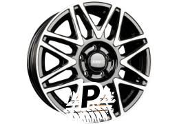 DEZENT KH DARK - Schwarz Frontpoliert 6.00 x 16 ET 68.00 5x118