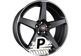 MOMO FIVE Black Matt Polished 8.00 x 18 ET 42.00 5x112 MOMO FIVE Black Matt Polished 8.00 x 18 ET 42.00 5x112