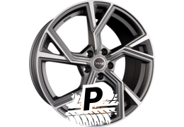 AVUS Racing AF20 Matt Anthracite Polished 9.00 x 20 ET 33.00 5x112