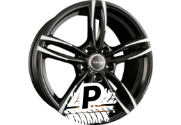 AVUS Racing AF15 Black Polished 8.50 x 19 ET 50.00 5x112