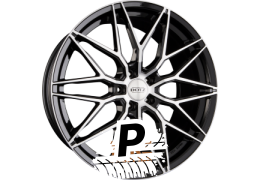 DOTZ SUZUKA DARK - Schwarz Frontpoliert 9.00 x 20 ET 35 5x112