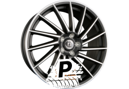 DIEWE WHEELS BRIOSA NERO MACHINED - Schwarz Matt Frontpoliert 8.00 x 18 ET 40.00 5x108 DIEWE WHEELS BRIOSA NERO MACHINED - Schwarz Matt Frontpoliert 8.00 x 18 ET 40.00 5x108