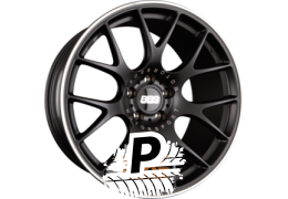 BBS CH-R Schwarz Matt mit Edelstahl Anfahrschutz 8.50 x 19 ET 51 5x130