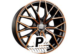 2DRV by WHEELWORLD WH37 Schwarz Kupfer Hochglanzpoliert (SKP+) 8.50 x 19 ET 35.00 5x108