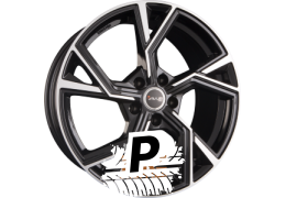 AVUS Racing AF20 Black Polished 8.50 x 20 ET 45 5x112
