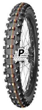 MITAS TERRA FORCE-MX SM SOFT MEDIUM TERRAIN 90/90-21 TT 54M Červený + žlutý proužek