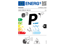 MAXXIS WP6 PREMITRA SNOW 265/35 R19 98W XL M+S MAXXIS WP6 PREMITRA SNOW 265/35 R19 98W XL M+S